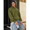 imageRuncati Mens Pullover Hoodies Long Sleeve Casual Lightweight Fashion Hooded Sweatshirt with Kanga PocketsArmy Green