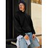 imageRuncati Mens Pullover Hoodies Long Sleeve Casual Lightweight Fashion Hooded Sweatshirt with Kanga PocketsBlack