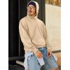 imageRuncati Mens Pullover Hoodies Long Sleeve Casual Lightweight Fashion Hooded Sweatshirt with Kanga PocketsKhaki
