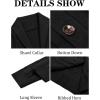 imageRuncati Mens Cable Knit Cardigan Sweater Shawl Collar Casual Button Down Long Sleeve SweatersBlack