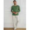 image:imageRuncati Mens Long Sleeve TShirt Casual Crewneck Shirts Basic Lightweight Vintage Tee Tops with PocketArmy Green