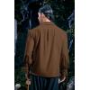 image:imageMens Medieval Pirate Shirt Viking Renaissance Lace up Mercenary Halloween Scottish Jacobite Ghillie TopsBrown