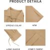 image:imageMens Medieval Pirate Shirt Viking Renaissance Lace up Mercenary Halloween Scottish Jacobite Ghillie TopsKhaki