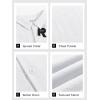 image:imageRuncati Mens Button Down Shirts Casual Short Sleeve Shirt Textured Linen Summer Beach Tops with PocketWhite