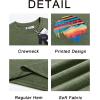 image:imageRuncati Mens Short Sleeve TShirts Graphic Crewneck Casual Printed Tee Summer Beach Hawaiian Vintage ShirtsArmy Green