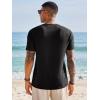 image:imageRuncati Mens Short Sleeve TShirts Graphic Crewneck Casual Printed Tee Summer Beach Hawaiian Vintage ShirtsBlack