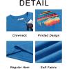 image:imageRuncati Mens Short Sleeve TShirts Graphic Crewneck Casual Printed Tee Summer Beach Hawaiian Vintage ShirtsBlue