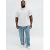 image:imageRuncati Mens Big and Tall Shirts Short Sleeve Crew Neck Casual TShirt Hipster Hip Hop Longline Tee ShirtsWhite
