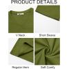 image:imageRuncati Mens TShirts Short Sleeve V Neck Casual Classic Shirt Summer Stretchy Regular Fit Lightweight TeesArmy Green