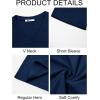 image:imageRuncati Mens TShirts Short Sleeve V Neck Casual Classic Shirt Summer Stretchy Regular Fit Lightweight TeesNavy