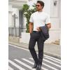 image:imageMens Mock Turtleneck T Shirts Short Sleeve Cotton Basic Undershirt Relaxed Fit Lightweight Solid Pullover TopsWhite