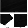 image:imageRuncati Mens Casual T Shirt Stretch Short Sleeve Knit Slim Fit Crew Neck Pullover Sweater Solid Basic TopsBlack