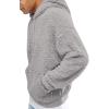 image:imageRuncati Mens Fuzzy Sherpa Pullover Hoodie Sweatshirts Long Sleeve Sport Front Pocket Military Fall Outwear Winter Hooded01 Light Gray