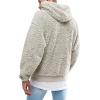 image:imageRuncati Mens Fuzzy Sherpa Pullover Hoodie Sweatshirts Long Sleeve Sport Front Pocket Military Fall Outwear Winter Hooded01 Picture Color
