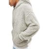 image:imageRuncati Mens Fuzzy Sherpa Pullover Hoodie Sweatshirts Long Sleeve Sport Front Pocket Military Fall Outwear Winter Hooded01 Picture Color