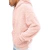 image:imageRuncati Mens Fuzzy Sherpa Pullover Hoodie Sweatshirts Long Sleeve Sport Front Pocket Military Fall Outwear Winter Hooded01 Pink