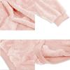 image:imageRuncati Mens Fuzzy Sherpa Pullover Hoodie Sweatshirts Long Sleeve Sport Front Pocket Military Fall Outwear Winter Hooded01 Pink