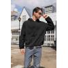 image:imageRuncati Mens Fuzzy Sherpa Pullover Hoodie Sweatshirts Long Sleeve Sport Front Pocket Military Fall Outwear Winter Hooded02 Black