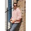 image:imageRuncati Mens Fuzzy Sherpa Pullover Hoodie Sweatshirts Long Sleeve Sport Front Pocket Military Fall Outwear Winter Hooded02 Pink