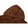 image:imageRuncati Mens Fuzzy Sherpa Pullover Hoodie Sweatshirts Long Sleeve Sport Front Pocket Military Fall Outwear Winter Hooded06 Brown