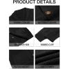image:imageRuncati Mens Shawl Collar Cardigan Sweater Cable Knit Button Down Winter Chunky Sweaters with PocketsBlack