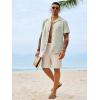 image:imageRuncati Mens Button Down Shirt Short Sleeve Cuban Casual Shirts Summer Beach Vacation Wedding Tops with PocketMint