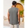 image:imageRuncati Mens Casual Tank Tops Graphic Printed Workout Muscle Sleeveless Shirt Crewneck Summer Beach Hawaiian Vintage T ShirtsGrey