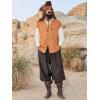 image:imageRuncati Mens Medieval Renaissance Pants Viking Navigator Baggy Harem Pants Pirate Halloween Retro Costume TrousersBlack