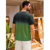 image:imageRuncati Mens Short Sleeve TShirts Casual Graphic Gradient Printed Tee Crewneck Summer Beach Hawaiian Vintage ShirtsArmy Green