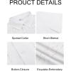 image:imageRuncati Mens Cuban Guayabera Shirt Short Sleeve Button Down Shirts Casual Linen Summer Beach Vacation TopsWhite