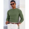 image:imageRuncati Mens Mock Turtleneck Sweater Slim Fit Casual Ribbed Knitted Pullover Fall Winter Basic Warm SweatersArmy Green
