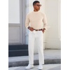 image:imageRuncati Mens Mock Turtleneck Sweater Slim Fit Casual Ribbed Knitted Pullover Fall Winter Basic Warm SweatersBeige