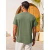 image:imageRuncati Mens Short Sleeve TShirts Casual Graphic Printed Tee Tops Crewneck Summer Beach Hawaiian Vintage ShirtArmy Green