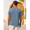 image:imageRuncati Mens Short Sleeve TShirts Casual Graphic Printed Tee Tops Crewneck Summer Beach Hawaiian Vintage ShirtBlue