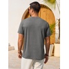 image:imageRuncati Mens Short Sleeve TShirts Casual Graphic Printed Tee Tops Crewneck Summer Beach Hawaiian Vintage ShirtGrey