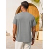 image:imageRuncati Mens Short Sleeve TShirts Casual Graphic Printed Tee Tops Crewneck Summer Beach Hawaiian Vintage ShirtLight Grey
