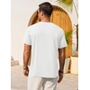 image:imageRuncati Mens Short Sleeve TShirts Casual Graphic Printed Tee Tops Crewneck Summer Beach Hawaiian Vintage ShirtWhite