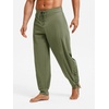 image:imageRuncati Mens Medieval Pirate Pants Renaissance Viking Ankle Banded Baggy Pants Lace Up Retro Halloween Costume TrousersArmy Green