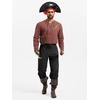 image:imageRuncati Mens Medieval Pirate Pants Renaissance Viking Ankle Banded Baggy Pants Lace Up Retro Halloween Costume TrousersBlack