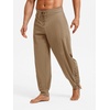image:imageRuncati Mens Medieval Pirate Pants Renaissance Viking Ankle Banded Baggy Pants Lace Up Retro Halloween Costume TrousersBrown