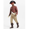 image:imageRuncati Mens Medieval Pirate Pants Renaissance Viking Ankle Banded Baggy Pants Lace Up Retro Halloween Costume TrousersKhaki
