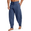 image:imageRuncati Mens Medieval Pirate Pants Renaissance Viking Ankle Banded Baggy Pants Lace Up Retro Halloween Costume TrousersNavy