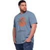 image:imageRuncati Mens Big and Tall Short Sleeve Shirts Casual Graphic Palm Tree Crewneck TShirt Summer Beach Hawaiian Vintage TeesBlue