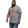 image:imageRuncati Mens Big and Tall Short Sleeve Shirts Casual Graphic Palm Tree Crewneck TShirt Summer Beach Hawaiian Vintage TeesGrey