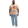 image:imageRuncati Mens Big and Tall Short Sleeve Shirts Casual Graphic Palm Tree Crewneck TShirt Summer Beach Hawaiian Vintage TeesKhaki
