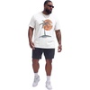 image:imageRuncati Mens Big and Tall Short Sleeve Shirts Casual Graphic Palm Tree Crewneck TShirt Summer Beach Hawaiian Vintage TeesWhite